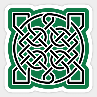 Celtic Ornamental Knot Geometric Design 3 Sticker
